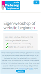 Mobile Screenshot of gratiswebshopbeginnen.nl